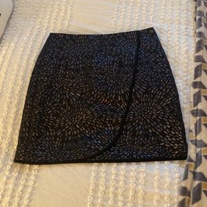 Dark Firework Print Ann Taylor Loft Skirt